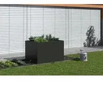 KGT Aluminium Hochbeet 130 - Profile anthrazit - B1,21 x T0,91 x H0,77 m - 700 l