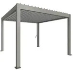 Biohort Pergola B 367,5 x T 367,5 x H 255 cm (Gr. 3,5x3,5) Rahmen: quarzgrau-metallic