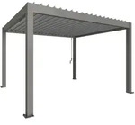 Biohort Pergola B 404,5 x T 367,5 x H 255 cm (Gr. 4x3,5) Rahmen: quarzgrau-metallic /