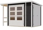 Karibu Multifunktionshaus Pultdach-Gartenhaus inkl. Schleppdach und...