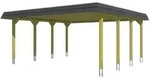 Skan Holz Spreewald - Walmdach Doppelcarport Breite 585 cm Gr. 1 - 585 x 589 cm...