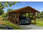 Skan Holz Schwarzwald Einzel 424x772cm Dachschalung nussbaum inkl.Abstellraum