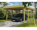 Skan Holz Friesland Einzelcarport - Breite 397 cm Nadelholz-Gr. 1 - 397 x 555...