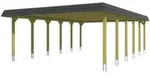 Skan Holz Spreewald - Walmdach Doppelcarport Breite 585 cm Gr. 3 - 585 x 893 cm...