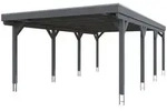 Skan Holz Grunewald - Flachdach Carport aus Leimholz Breite 427 cm Gr. 2 - 427...