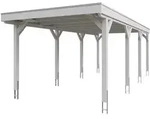 Skan Holz Grunewald - Flachdach Carport aus Leimholz Breite 321 cm Gr. 2 - 321...