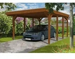 Skan Holz Friesland Einzelcarport - Breite 397 cm Nadelholz-Gr. 1- 397 x 555...