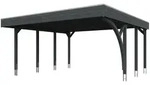 Skan Holz Carport Friesland 557x555 cm inkl. 1 Einfahrtsbogen Sparset 7...