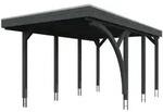 Skan Holz Carport Friesland 314x555 cm inkl. 1 Einfahrtsbogen Sparset 5...