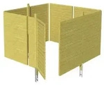 Skan Holz Abstellraum C2 f&uuml;r Carports - Profilschalung-farblich unbehandelt