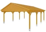 Skan Holz Fichtelberg - Satteldach Doppelcarport Breite 618 cm Gr. 2 - 618 x...