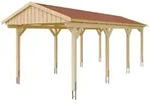 Skan Holz Fichtelberg - Satteldach Einzelcarport Breite 317 cm Gr. 2 - 317 x...