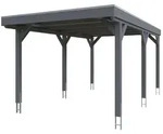 Skan Holz Grunewald - Flachdach Carport aus Leimholz Breite 321 cm Gr. 1 - 321...
