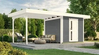 Weka 172.2424.45211, Weka Gartenhaus Designhaus 172 B mit Design-Einzelt&uuml;re und
