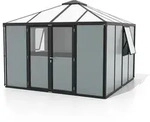 Vitavia Ger&auml;tehaus auf Gew&auml;chshausbasis Universum B 317 x T 322 x H 265 cm...