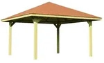 Weka Gartenoase 651 A - Sparset inkl. Schindeln 433 x 433 cm