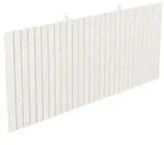 Skan Holz R&uuml;ckwand f&uuml;r Leimholz Doppel- Carports - Deckelschalung Gr. 2 wei&szlig;