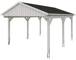 Skan Holz Fichtelberg - Satteldach Einzelcarport Breite 423 cm Gr. 1 - 423 x...