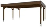 Skan Holz Grunewald - Flachdach Carport aus Leimholz Breite 622 cm Gr. 1 - 622...