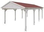 Skan Holz Fichtelberg - Satteldach Einzelcarport Breite 423 cm Gr. 2 - 423 x...