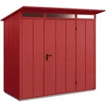H&ouml;rmann Metall-Ger&auml;tehaus EcoStar Premiumline mit Pultdach B 238 x 107,8 cm (Typ