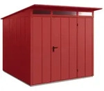 H&ouml;rmann Metall-Ger&auml;tehaus EcoStar Premiumline mit Pultdach B 238 x 238 cm (Typ 2),