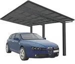 Ximax Carport Linea Typ 110 495,4 x 272,6 cm-schwarz