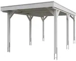 Skan Holz Grunewald - Flachdach Carport aus Leimholz Breite 321 cm Gr. 1 - 321...