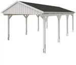 Skan Holz Fichtelberg - Satteldach Einzelcarport Breite 423 cm Gr. 2 - 423 x...