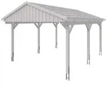 Skan Holz Fichtelberg - Satteldach Einzelcarport Breite 423 cm Gr. 1 - 423 x...
