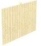 Skan Holz R&uuml;ckwand f&uuml;r Leimholz Einzel- Carports - Deckelschalung - Gr&ouml;&szlig;e 2,