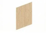 Skan Holz Carport Seitenwand - Deckelschalung Seitenwand: 230 x 330 cm farblich