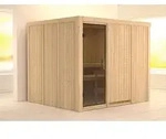 Karibu Sauna Gobin mit Fronteinstieg 68 mm-Ohne Ofen-ohne...