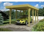 Carport Friesland 314x555cm, ALU-Dacheindeckung, inkl. Anker-impr&auml;gniert...