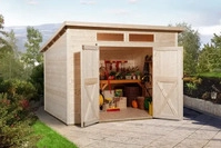 Weka 325.2520.20410, Weka 19 mm Gartenhaus 325 A Gr. 1 (254 x 194...