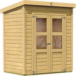 Karibu 68154, Karibu Eco Gartenhaus Merseburg 4 - 14mm-212 x 214cm