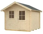 Skan Holz 28 mm Blockbohlenhaus Porto-250 x 200 cm