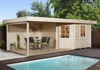Weka 213.3030.40200, Weka Designhaus 213 B 600 x 300 cm Gr.2 naturbelassen - 50...