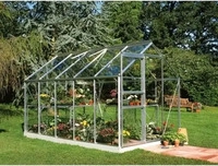 Halls SO0201, Halls Gew&auml;chshaus Popular - 6.2 m&sup2; Alu mit 3 mm Blankglas...