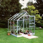 Halls SO0170, Halls Gew&auml;chshaus Popular - 3.8 m&sup2; Alu mit 3 mm Blankglas...