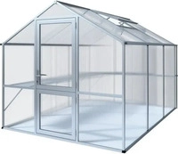 KGT 11300000, KGT Gew&auml;chshaus Rose Typ III-pressblank-2,33 x 3,23 m inkl. gratis