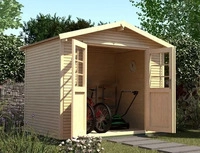 Weka 218.2421.70041, Weka Gartenhaus 218 - 28 mm -241 x 205 cm (Gr. 1) - 50 %...