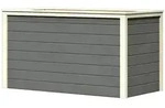 Karibu Hochbeet 2 - 835 l Fassungsverm&ouml;gen 19 mm Wandst&auml;rke-terragrau