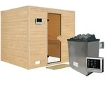 Karibu Sauna Sonara-9 kW Ofen-Steuerger&auml;t-Ohne Dachkranz