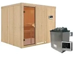 Karibu Sauna Gobin-9 kW Ofen-Steuerger&auml;t-Ohne Dachkranz