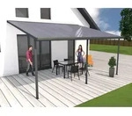 Gutta Terrassendachsystem 4,06 m Dachtiefe, Typ F anthrazit