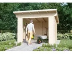 Skan Holz Ger&auml;tehaus Ole mit offenem Arbeitsbereich - 28 mm