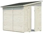 Palmako Ger&auml;tehaus Mia 3,6 m2 - 16 mm naturbelassen