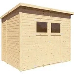 Bertilo Ger&auml;tehaus Amrum 3: 238 x 180 cm - naturbelassen - 14 mm