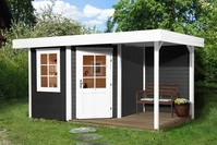 Weka 213.3030.46110, Weka Designhaus 213 A+ inkl. 150 cm Anbau und extra hoher...